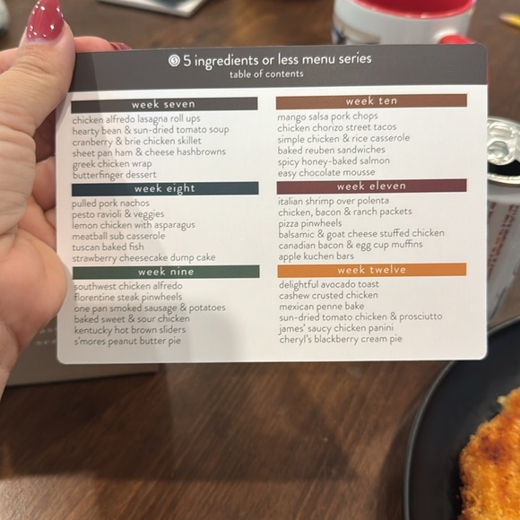 Recipe Menu Planning Set - Picture 4 of 5